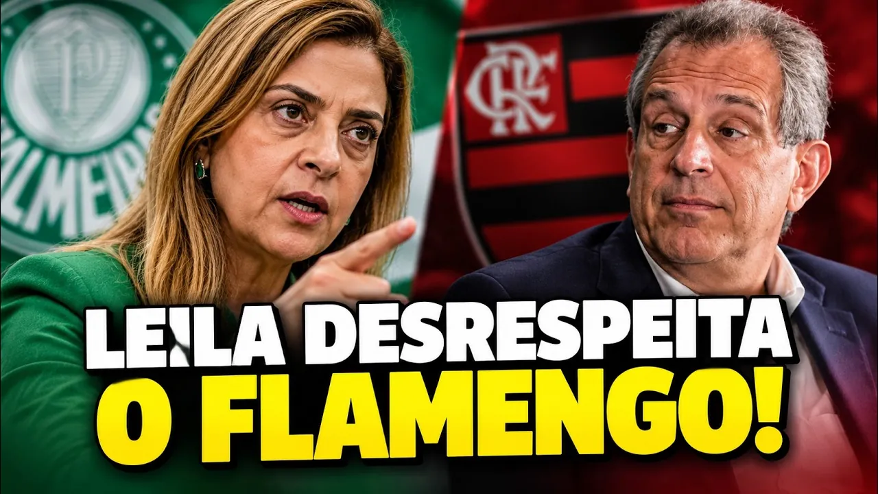 Leila Pereira desrespeita o Flamengo sobre a Libertadores