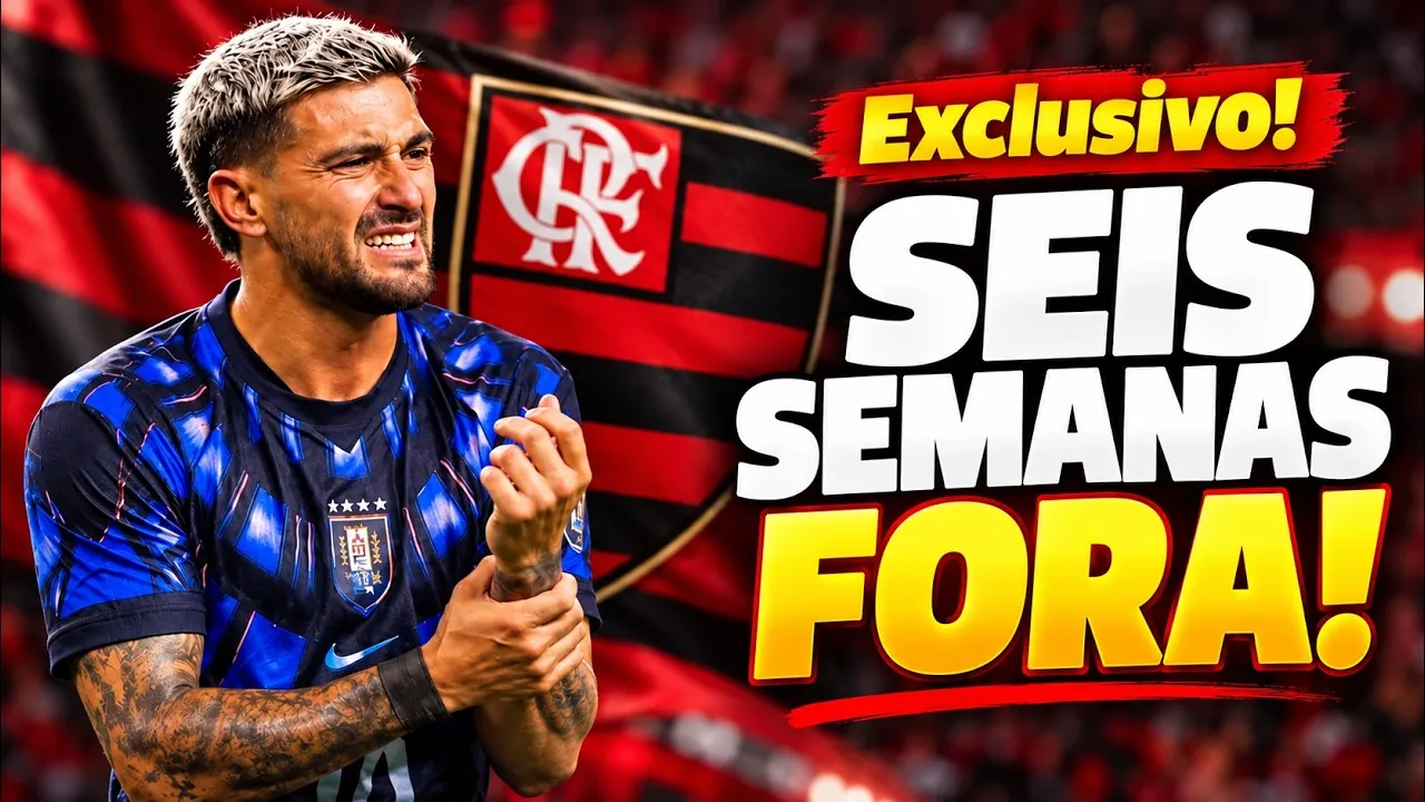 Arrascaeta ข้อมือหัก พักยาว 6 สัปดาห์ ชวดช่วย Flamengo