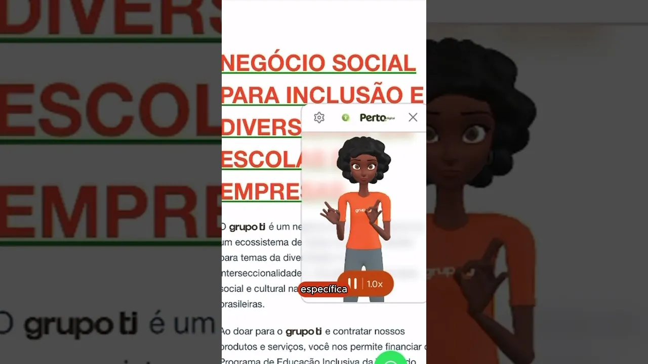 Turma do Jiló & Perto Digital Plugin: Innovative Digital Accessibility