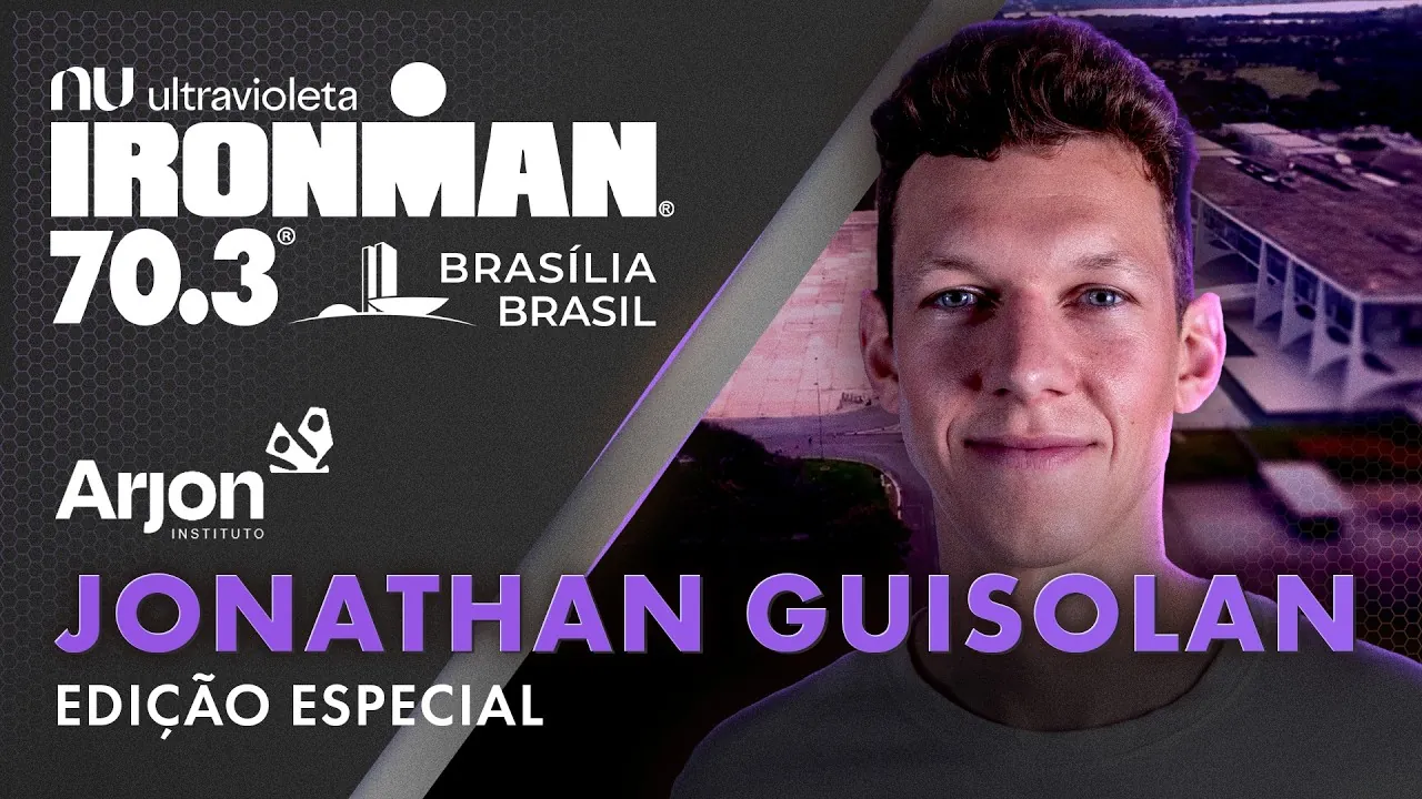 Triathlete Jonathan Guisolan at Ironman 70.3 Brasília 2026